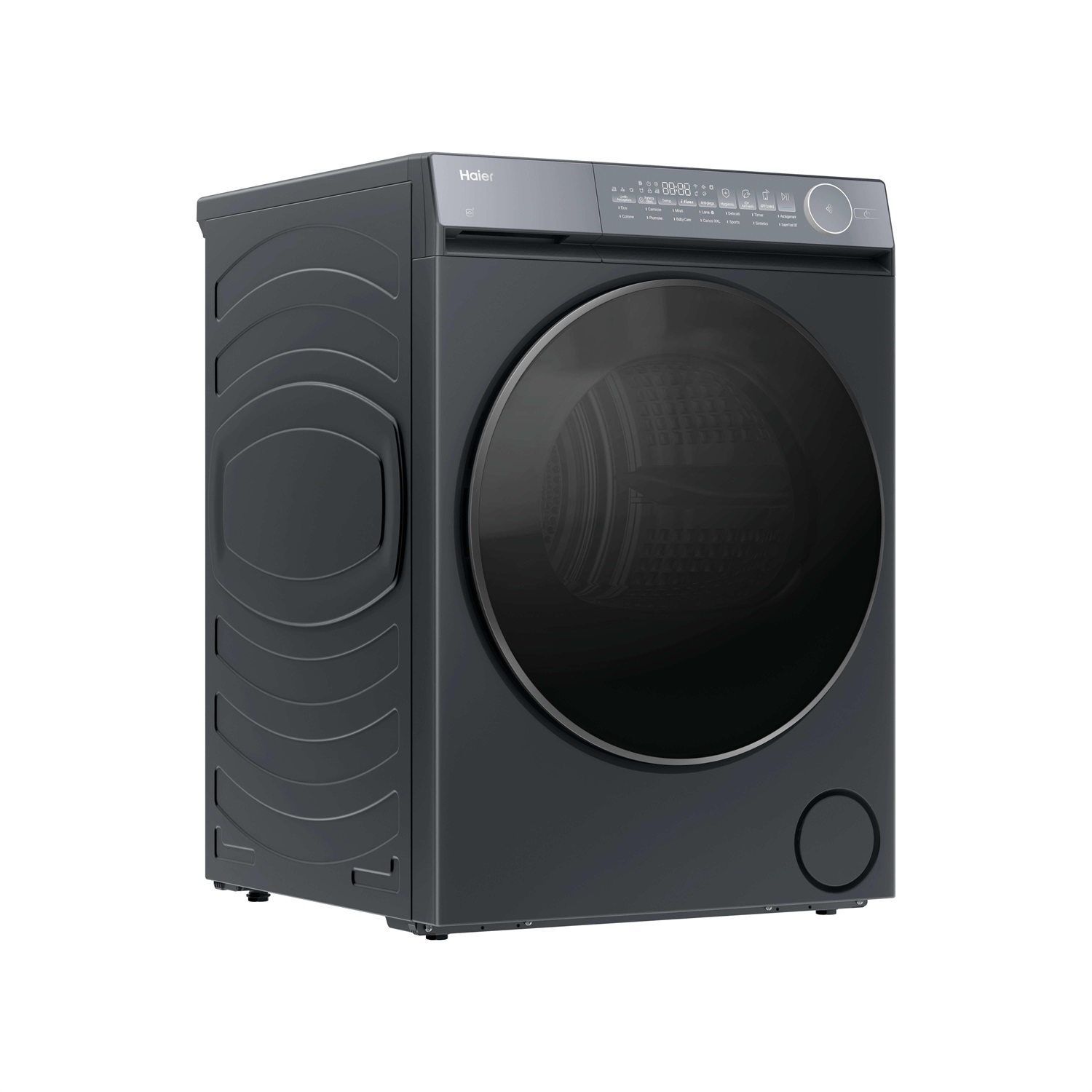 Haier Asciugatrice 10KG HD100-C367GU1-IT Antracite - Libera Installazione, Caricamento Frontale, Pompa di Calore