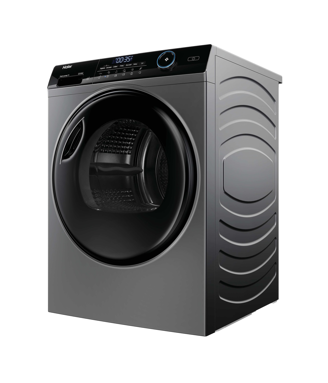 Haier I-Pro Series 5 HD80-A3959R-S Asciugatrice 8 kg A Pompa di calore Libera installazione Caricamento frontale Antracite