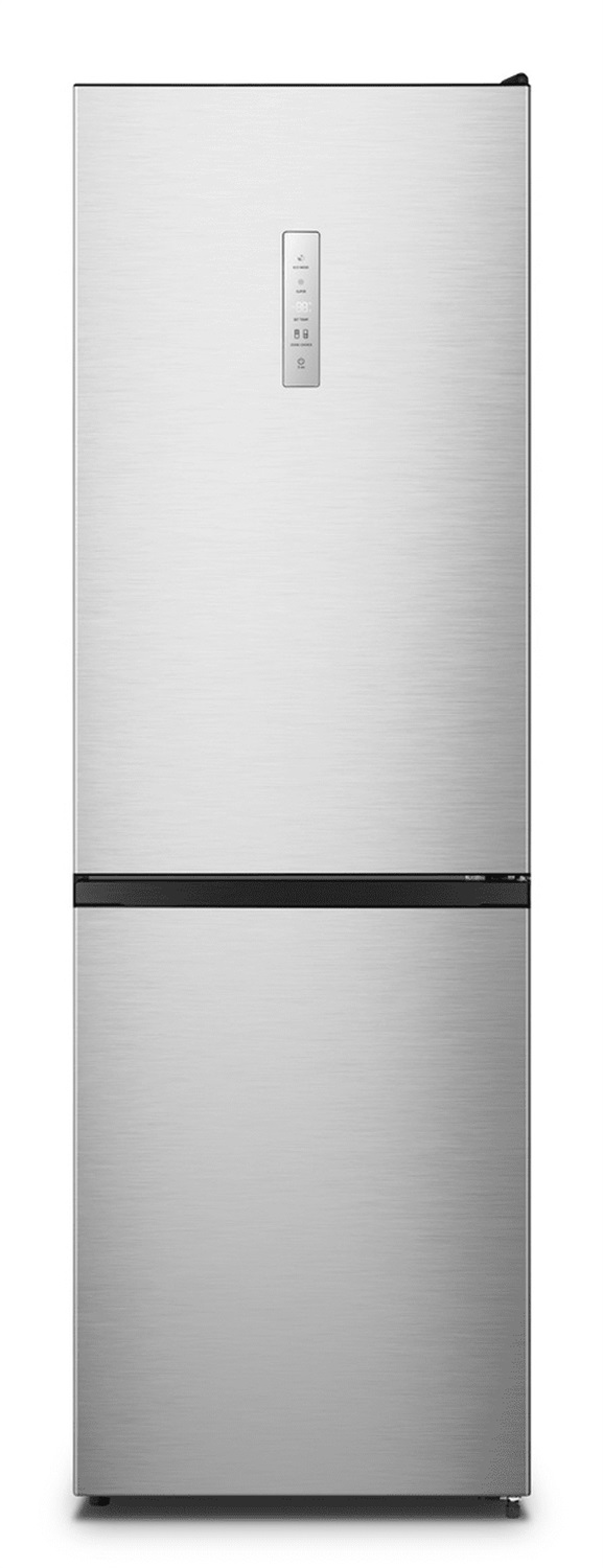 Hisense RB390N4CCD1 Frigorifero Combinato Total No Frost, Inox, 304L, Classe D, Sistema Multi Air Flow, Libera Installazione