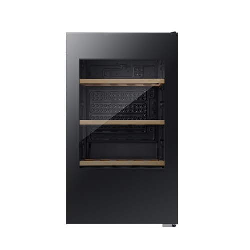 Hisense RW12D4NWG0 - Cantinetta Vino con Compressore, Libera Installazione, Capacità 30 Bottiglie, Classe G, Ripiani in Legno, Vetri Anti UV, Display Touch, Illuminazione Led