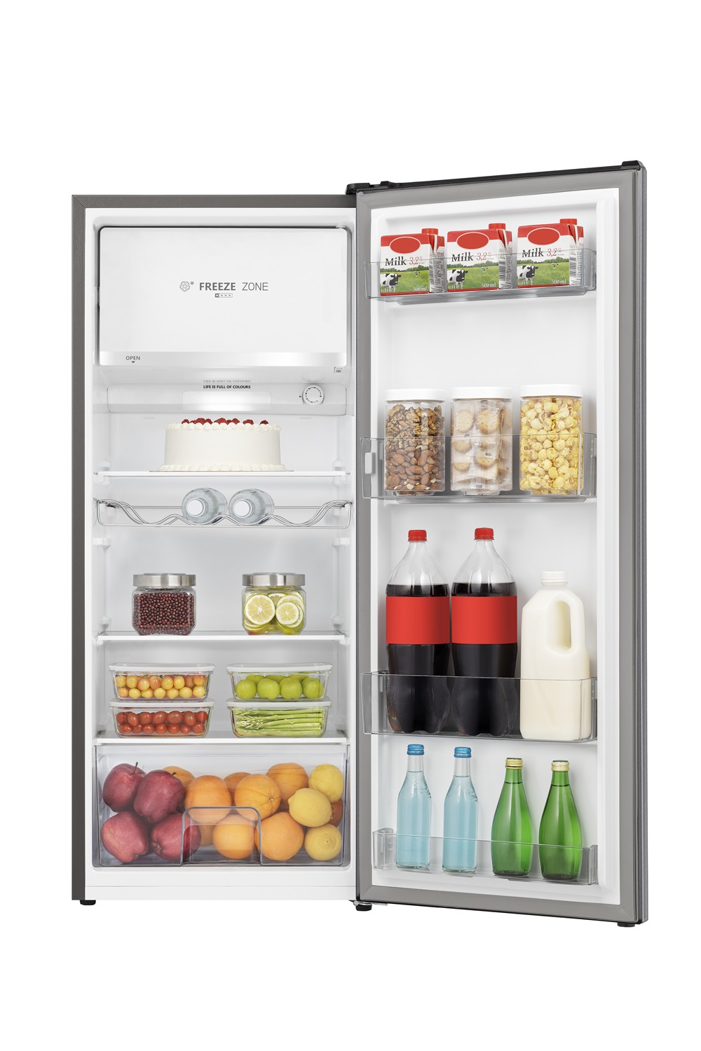 Hisense RR220D4BDE Frigorifero Monoporta 165 L Classe E Libera Installazione Argento
