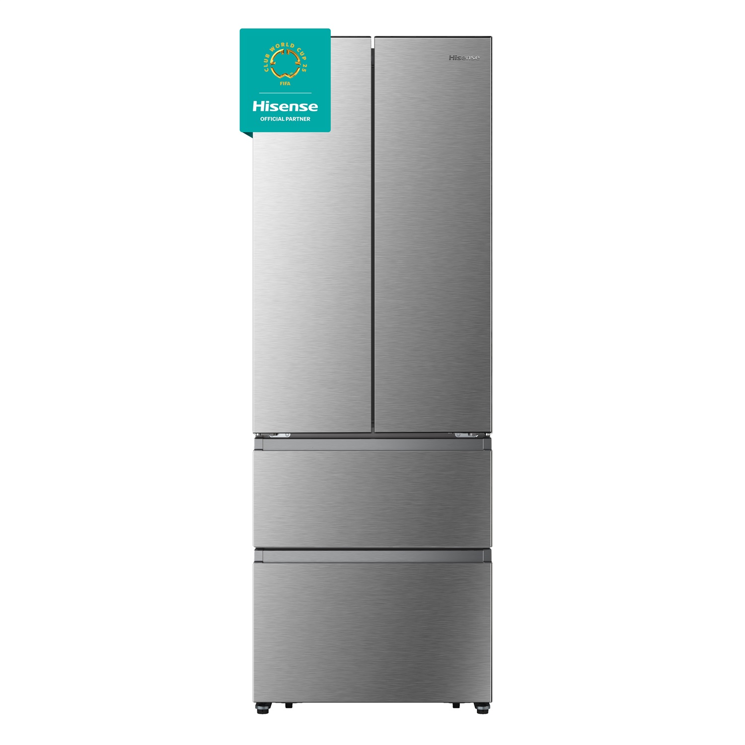 Hisense Frigorifero Side by Side RF632N4BCE French Door 485L No Frost Classe E Acciaio Inox Libera Installazione