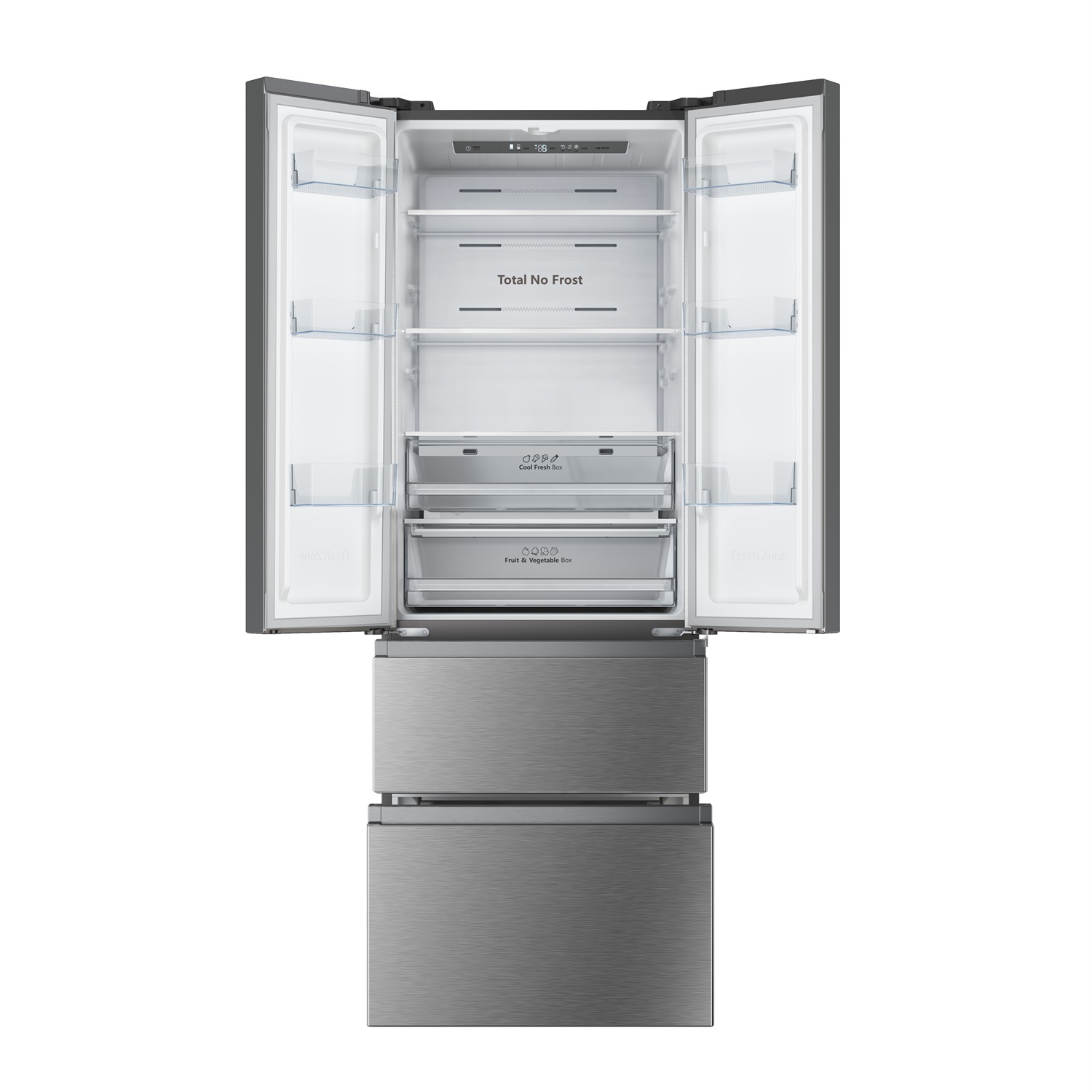 Hisense Frigorifero Side by Side RF632N4BCE French Door 485L No Frost Classe E Acciaio Inox Libera Installazione