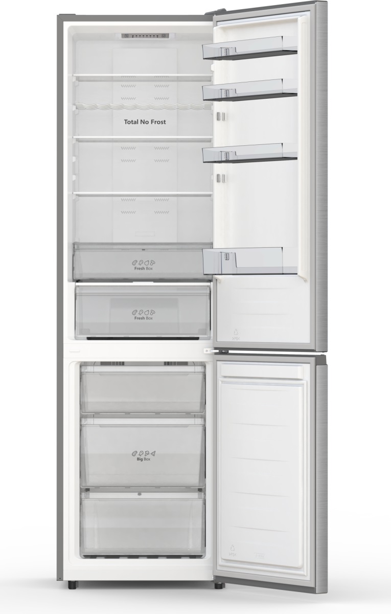Hisense RB440N4ACA Frigorifero Combinato Libera Installazione 336 L Classe A No Frost Acciaio Inox