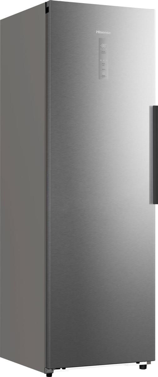 Hisense FT3K310SEIE Congelatore Verticale Multi Air Flow, Total No Frost, Capacità 312 L, Classe E, Inox, 185.6 x 59.5 cm