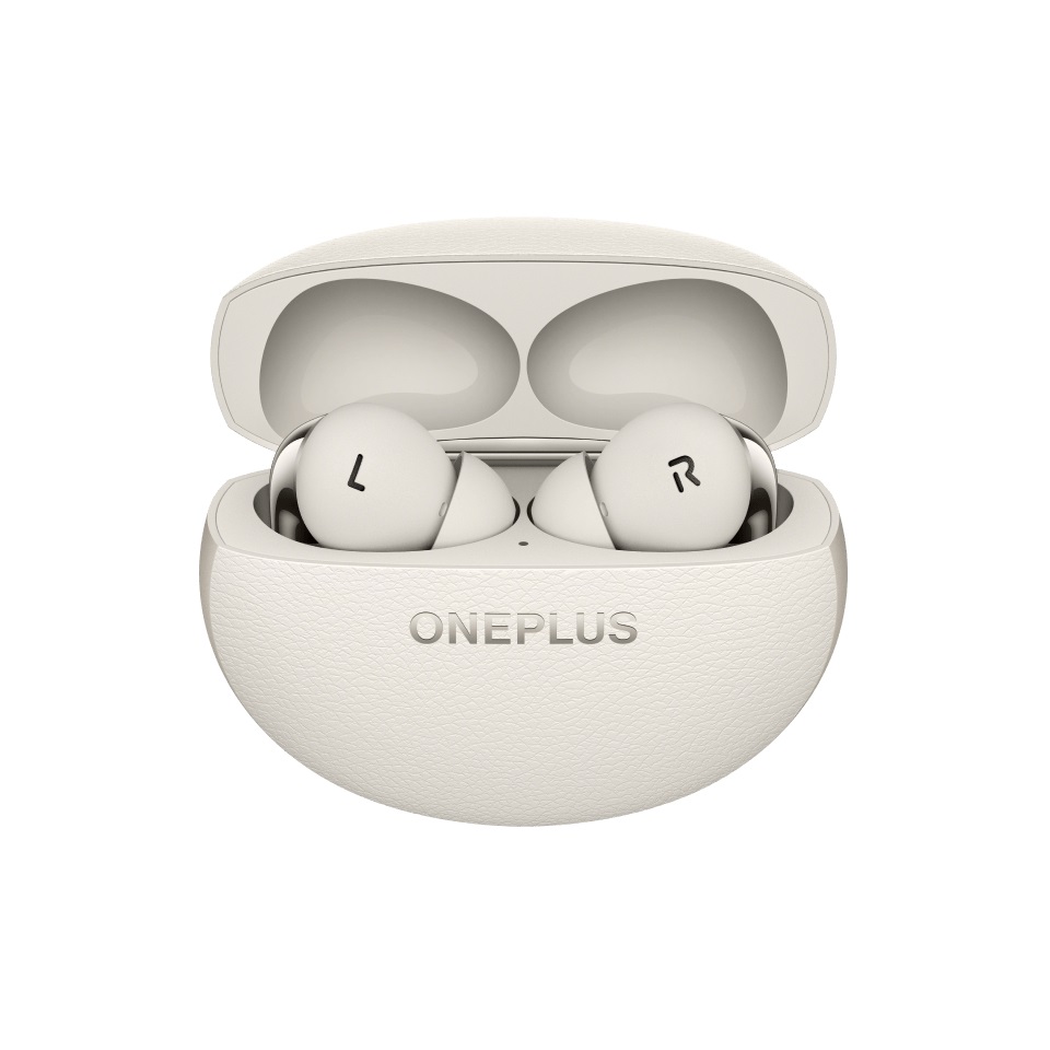 OnePlus Buds Pro 3 Auricolari Wireless In-ear Bluetooth con Cancellazione Attiva del Rumore fino a 50dB e Audio Spaziale - Lunar Radiance