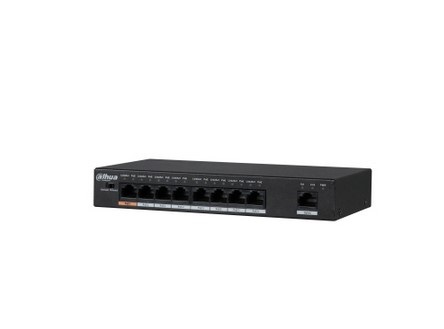 Dahua Technology PFS3009-8ET1GT-96-V2 Switch Industriale 8 Porte PoE Watchdog 1 Porta Uplink 10/100/1000 Mbps