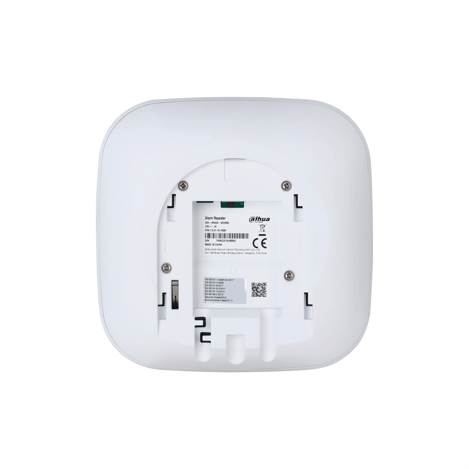 Dahua ARA43-W2-868 Ripetitore di Allarme Wireless - Fino a 32 Periferiche - Frequenza 868Mhz - Indicatore LED - Batteria al Litio