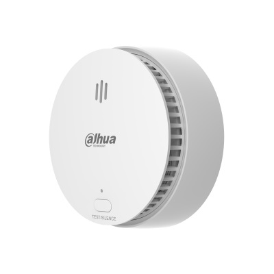 Dahua Technology HY-SA21A-W2-868 Rilevatore di Fumo Wireless Fotoelettrico con Allarme 90dB, Diametro 9,8 cm, Certificazione EN 14604