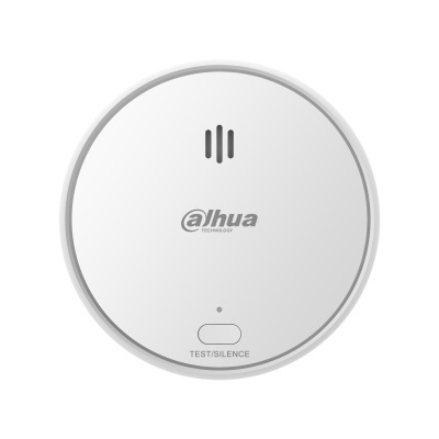 Dahua Technology HY-SA21A-W2-868 Rilevatore di Fumo Wireless Fotoelettrico con Allarme 90dB, Diametro 9,8 cm, Certificazione EN 14604