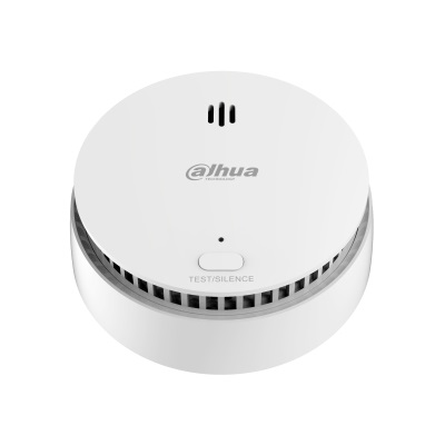 Dahua Technology HY-SA21A-W2-868 Rilevatore di Fumo Wireless Fotoelettrico con Allarme 90dB, Diametro 9,8 cm, Certificazione EN 14604