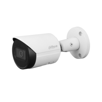 Dahua IPC-HFW2441S-S-0280B Telecamera di Sorveglianza Bullet IP 4MP con Ottica Fissa 2.8mm, Starlight, WDR, PoE, Esterno