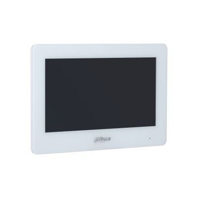 Dahua VTH5123H-W Monitor Videocitofono Wi-Fi 7 Pollici Capacitivo Touchscreen Bianco con Audio Bidirezionale e Allarme