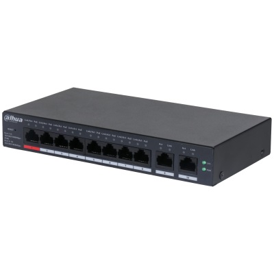 Dahua DH-CS4010-8GT-110 Switch di Rete Gestito L2 Gigabit Ethernet 10 Porte (8 PoE) con Potenza Massima 110W