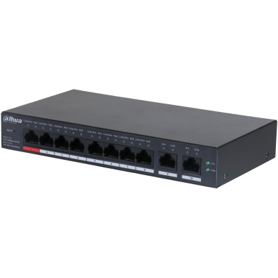 Dahua CS4010-8ET-110 Switch di Rete Cloud Managed 8 Porte PoE 2 Porte RJ45 10/100/1000