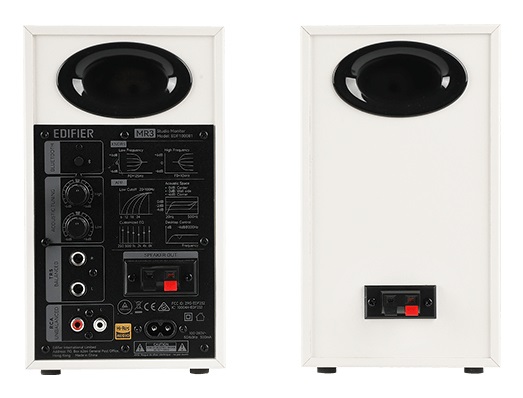 Edifier MR3 - Altoparlanti Bluetooth 2.0 Hi-Fi, 36 W, Hi-Res Audio, Controlli Fisici e App Mobile, Bianco
