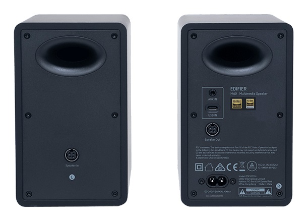 Edifier M60 Altoparlante Multimediale Bluetooth 5.3, 66W RMS, Audio Hi-Res, 3 Bassi e 1 Tweeter, Ingressi USB-C e Aux, Pannello Touch Sensibile