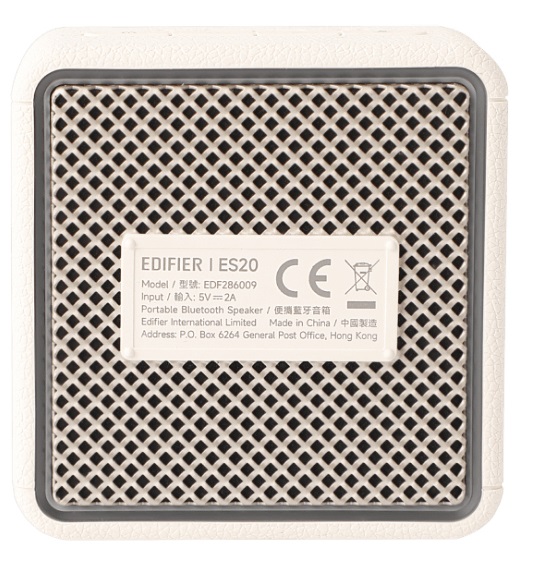 Edifier ES20 TCODE Ivory - Altoparlante Bluetooth con audio a 360° e driver di alta qualità