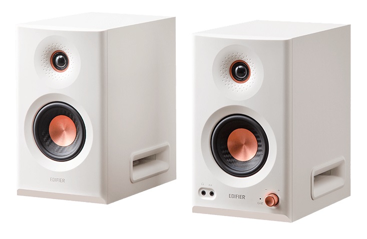 Edifier MR5 Altoparlante da Studio Attivo 110W 3 Vie con Connessione Wireless LDAC e App ConneX - Bianco