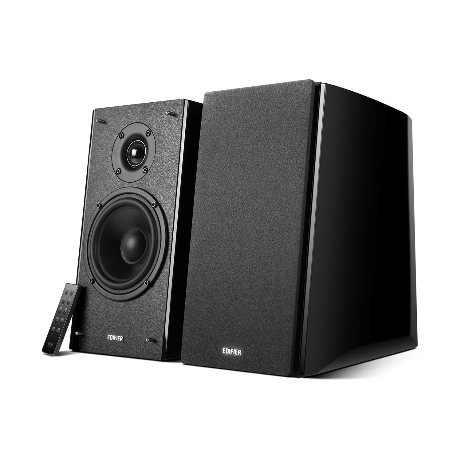 Edifier R2000DB - Diffusori da Scaffale Bluetooth Alimentati, Monitor Studio Nearfield, Ingresso Ottico, 120 Watts RMS, Nero