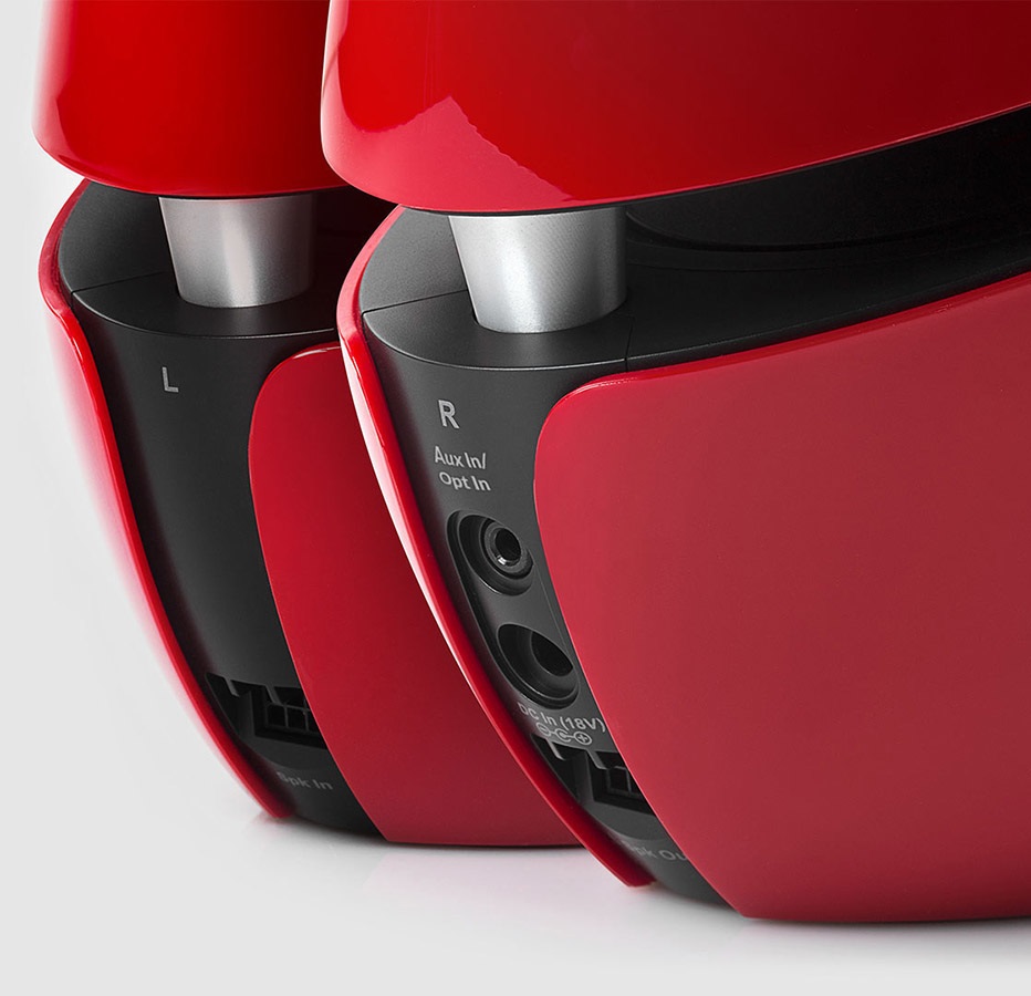 Edifier Luna HD Altoparlante Bluetooth 2.0 Rosso - 74 W, Con cavo e senza cavo