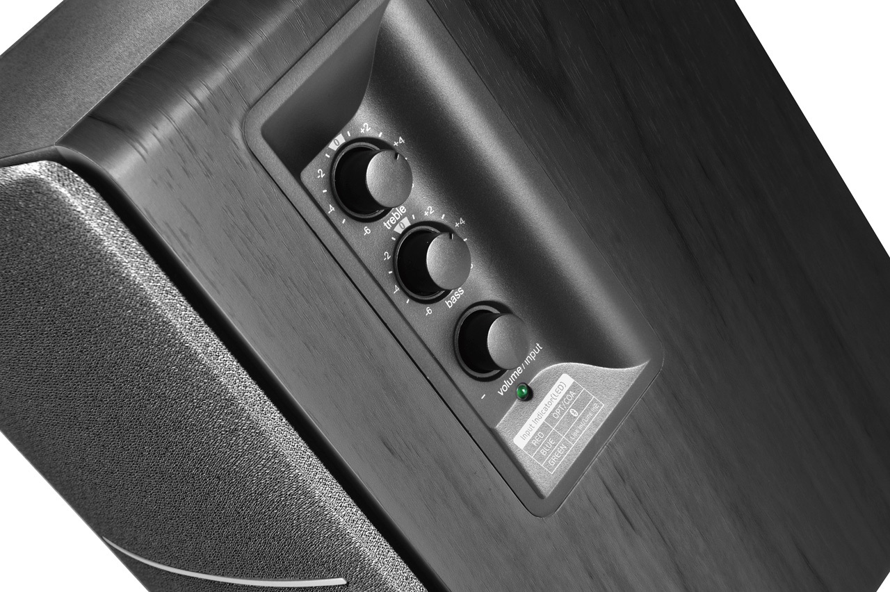 Edifier R1280DB Diffusori da Scaffale Bluetooth 42 W RMS Nero con Ingressi RCA e Ottico