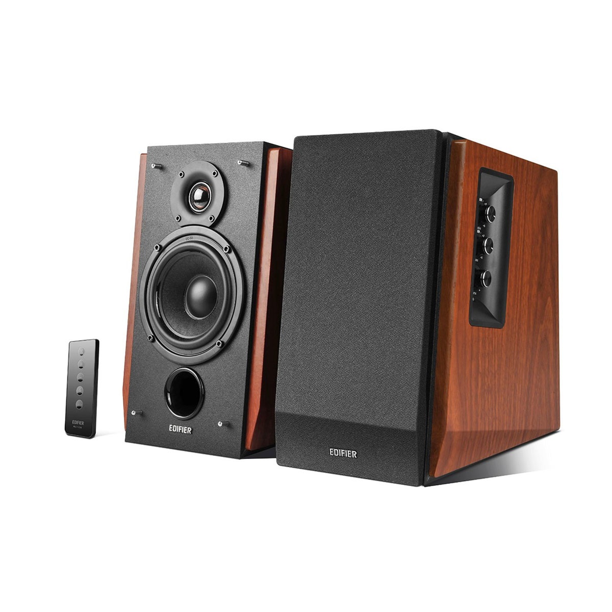 Edifier R1700BT Casse Attive Bluetooth Marrone 66 W - 2 Vie, Con Cavo e Senza Cavo