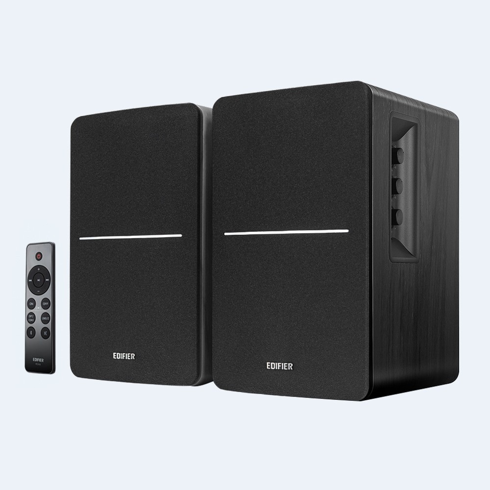 Edifier R1280DBs Altoparlanti Diffusori da Scaffale Active Bluetooth 42W RMS con Ingresso Ottico e Subwoofer Line Out - Nero