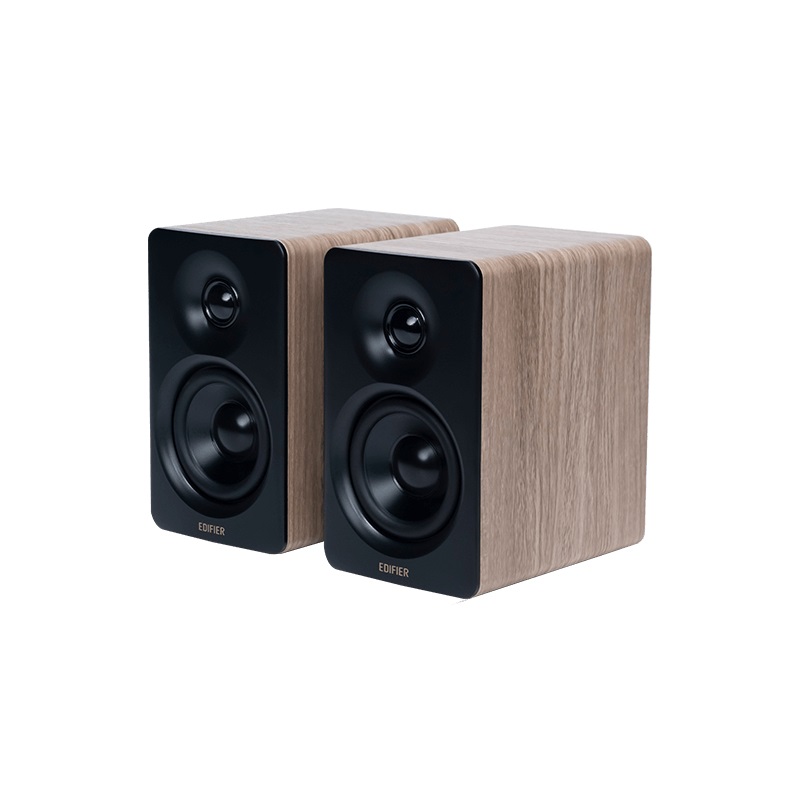 EDIFIER M60 OAK - Sistema di altoparlanti attivo 2.0 Bluetooth in legno compatto