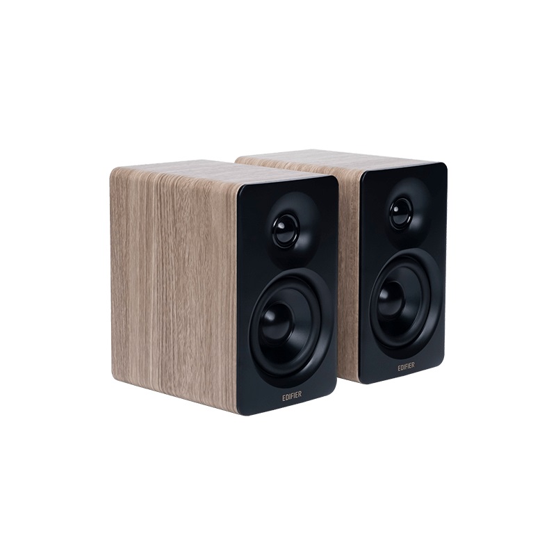 EDIFIER M60 OAK - Sistema di altoparlanti attivo 2.0 Bluetooth in legno compatto