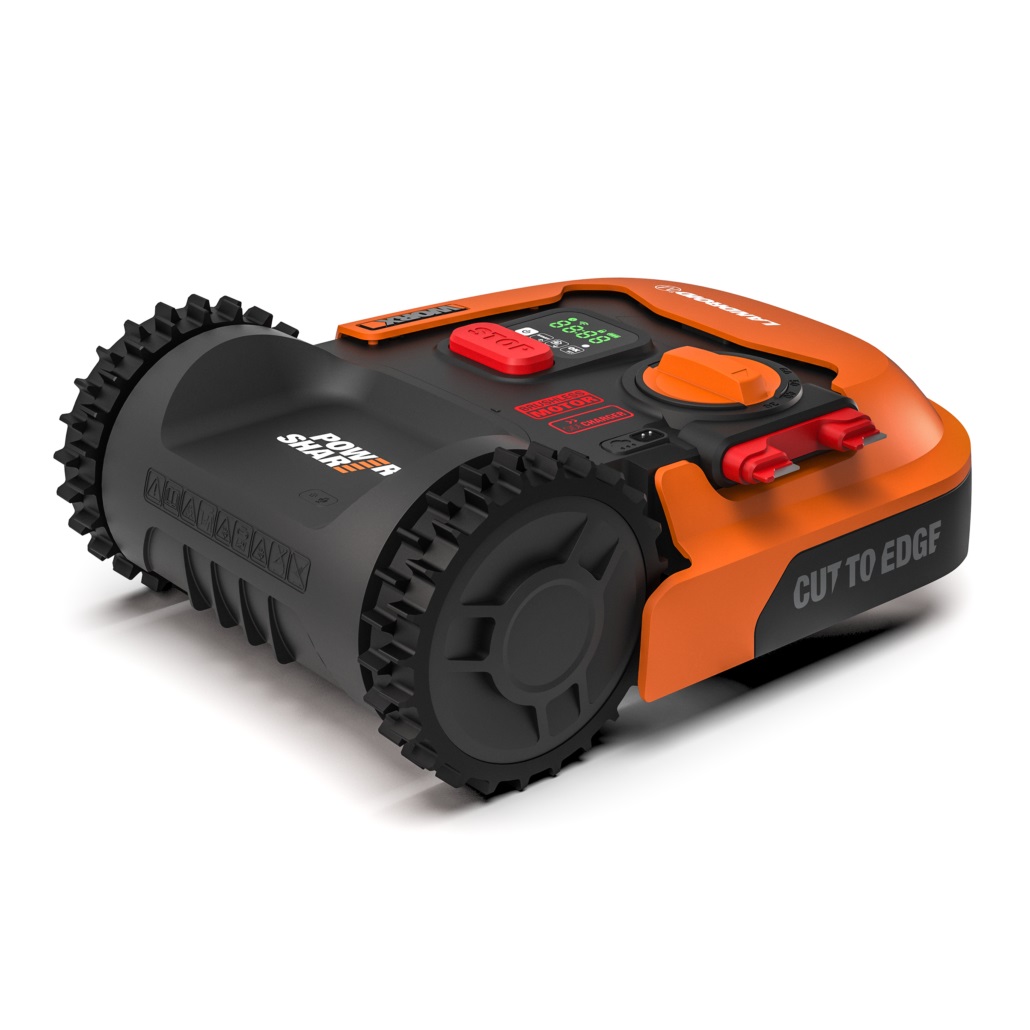 Worx Landroid M WR141E - Robot Tagliaerba Elettrico a Batteria 20V, Area di Taglio Fino a 500 mq, Controllo Wi-Fi, Pendenza Massima 35%