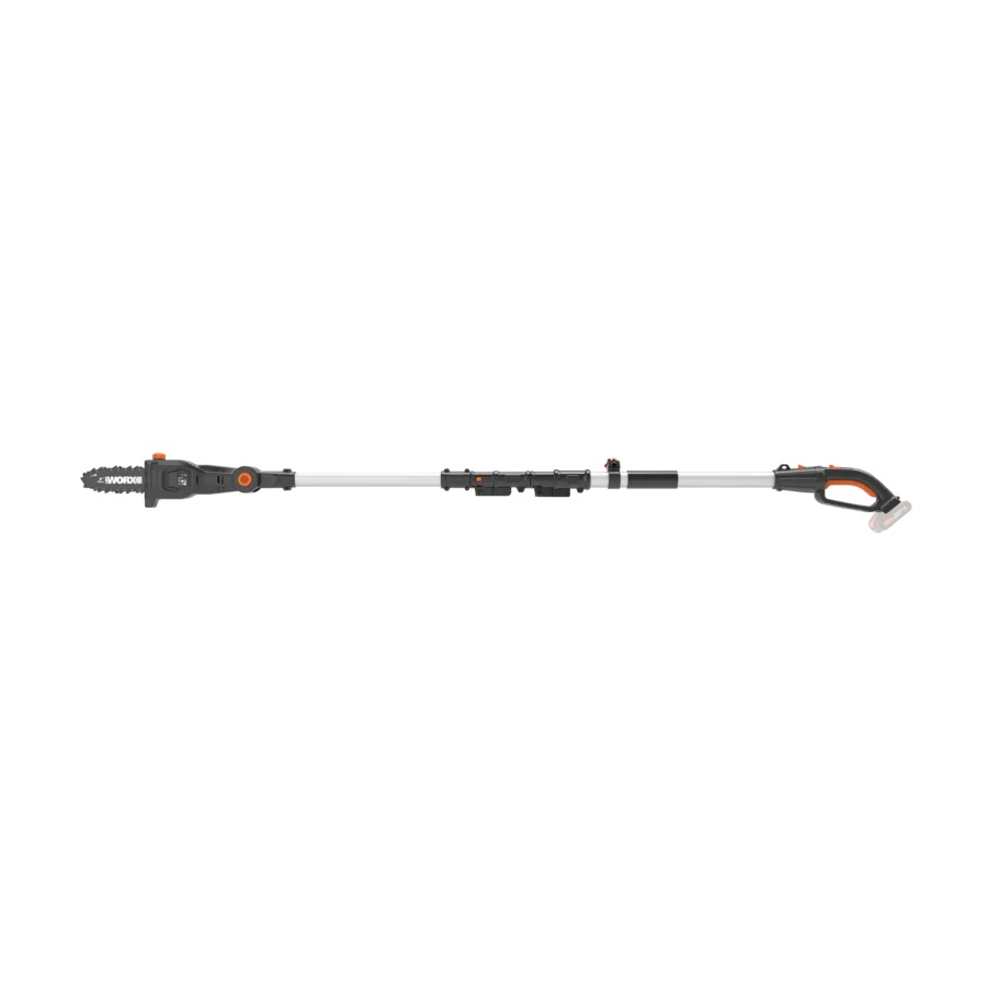 Worx WG349E.9 Potatore Telescopico a Batteria 20V con Asta Estensibile fino a 4 metri e Testa Regolabile