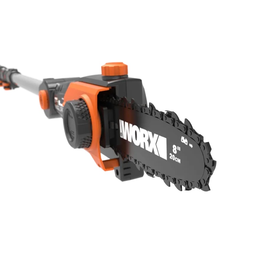 Worx WG349E.9 Potatore Telescopico a Batteria 20V con Asta Estensibile fino a 4 metri e Testa Regolabile