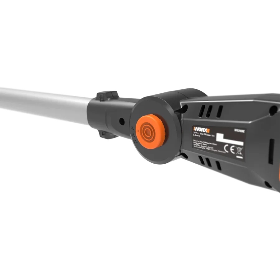 Worx WG349E.9 Potatore Telescopico a Batteria 20V con Asta Estensibile fino a 4 metri e Testa Regolabile