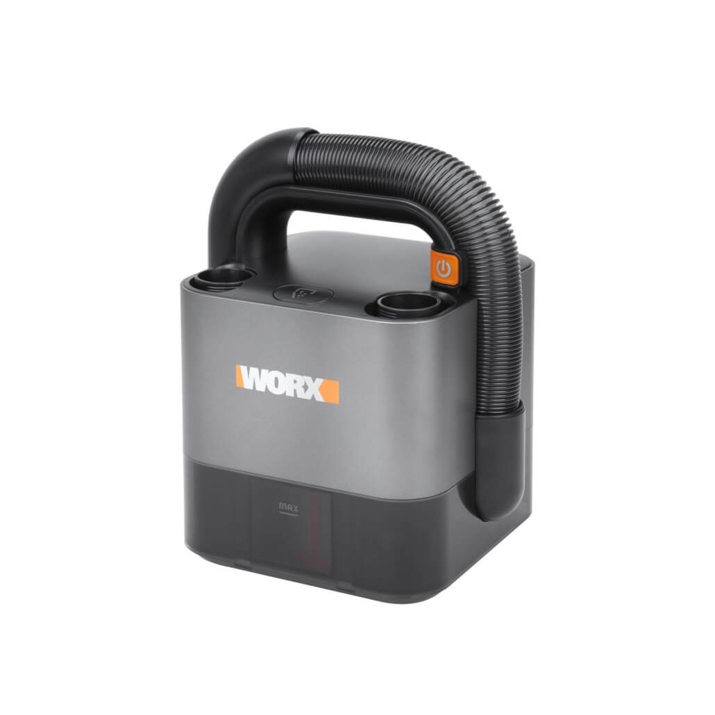 WORX WX030.9 Aspirapolvere Portatile Senza Filo 20V per Auto - Nero e Grigio, Leggero e Compatto