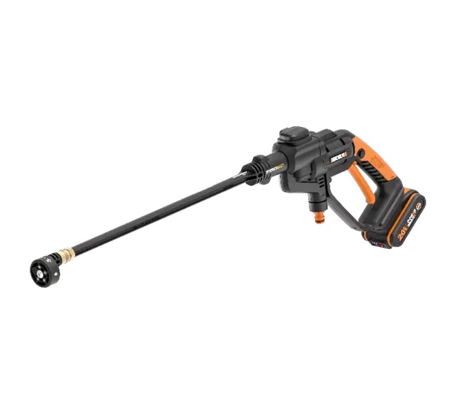 WORX WG620E Idropulitrice a Batteria 20V - 120 l/h, Pressione 24 bar, Batteria 2Ah e Caricatore Inclusi
