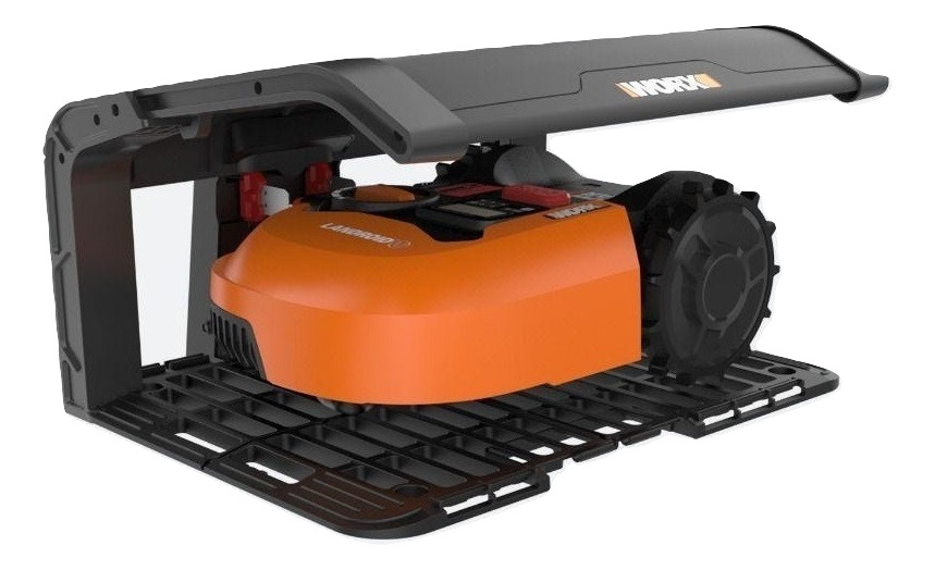 WORX WA0810 Garage per Robot Tagliaerba Landroid - Tettuccio Pieghevole e Apribile, Compatibile con Modelli S, M e L