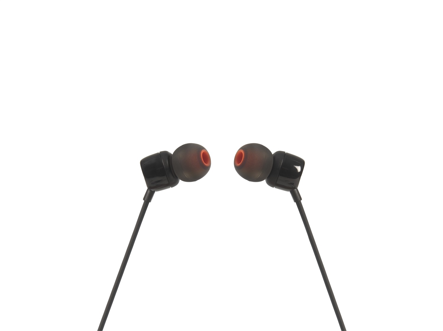 JBL Tune 110 Auricolari Cablati In-ear con Microfono Nero - Suono JBL Pure Bass