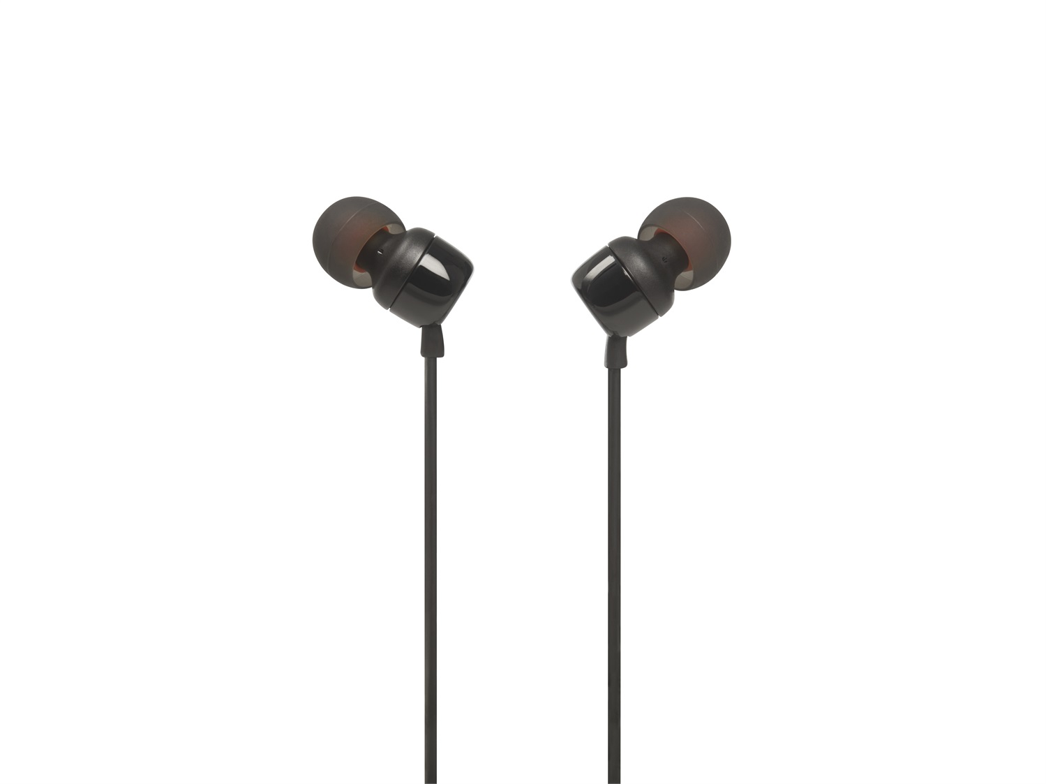 JBL Tune 110 Auricolari Cablati In-ear con Microfono Nero - Suono JBL Pure Bass