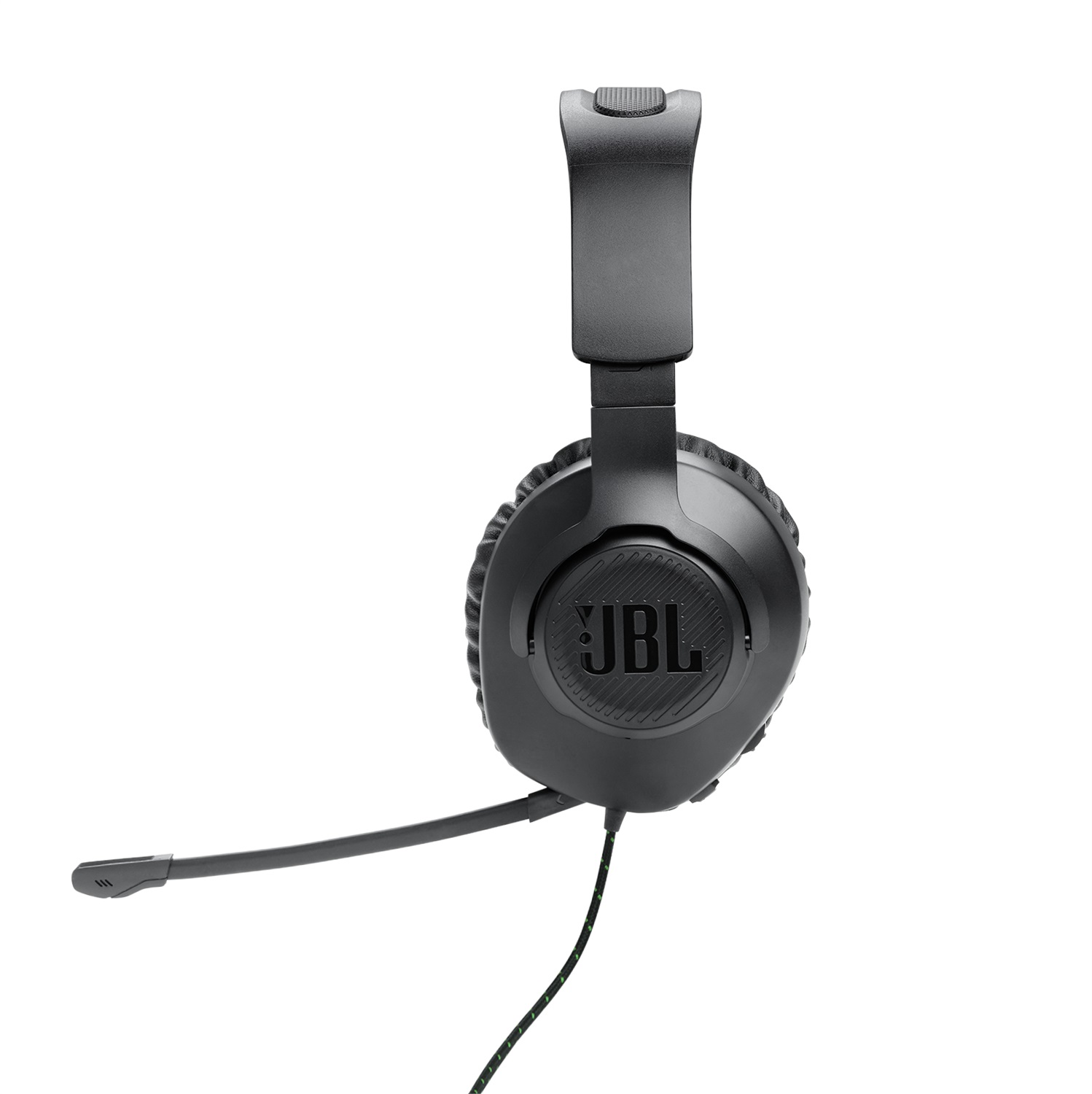 JBL Quantum 100X Cuffie Gaming Over Ear con Microfono Boom Direzionale, Nero e Verde