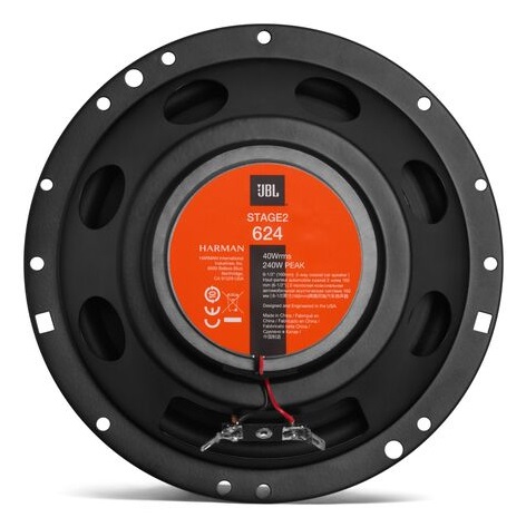 JBL Stage2 624 Altoparlante Auto 2-Vie 240 W 16 cm Nero