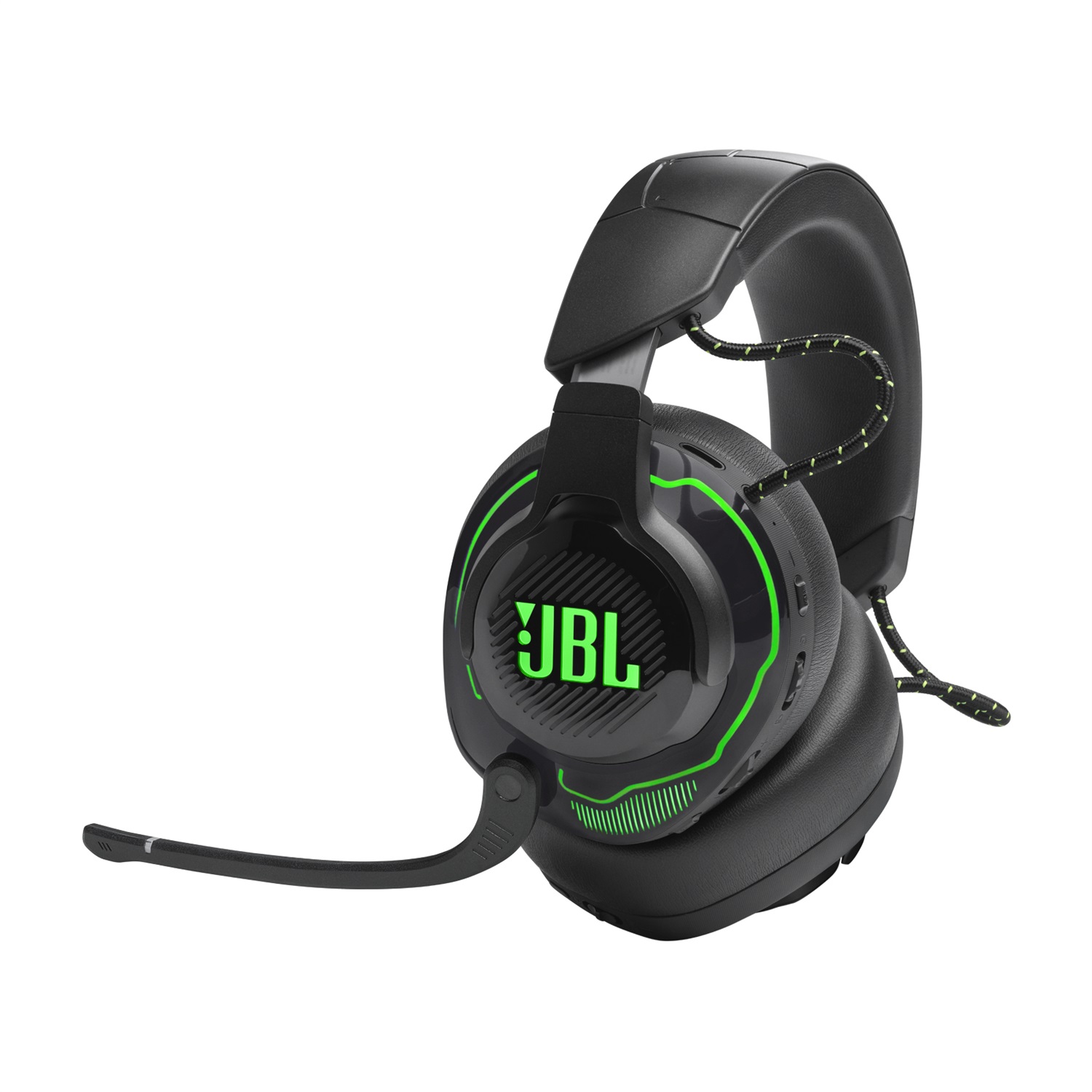 JBL Quantum 910X Auricolare Gaming Wireless Over Ear con Cancellazione Attiva del Rumore e Head Tracking, Bluetooth, Nero e Verde