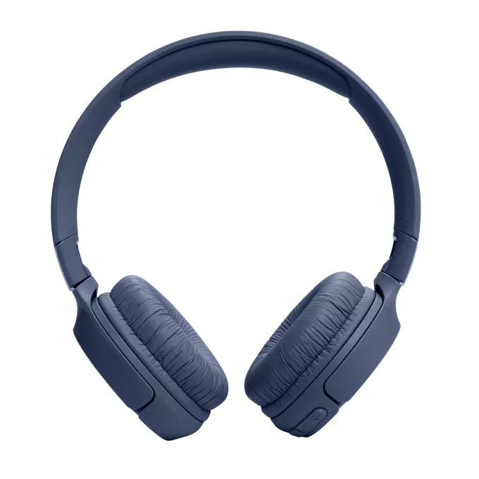 JBL Tune 520BT - Cuffie Over Ear Bluetooth con Microfono, Autonomia Fino a 57 Ore, Tecnologia JBL Pure Bass, Colore Blu
