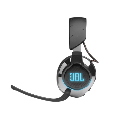 JBL Quantum 810 Cuffie Gaming Over-Ear Wireless 2,4 GHz e Bluetooth con Microfono, Cancellazione Attiva Rumore, RGB e Dual Surround, Compatibilità Multipiattaforma, Nero