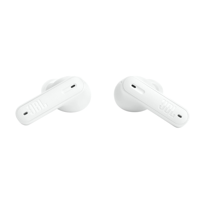 JBL Tune Beam Auricolari In-Ear True Wireless Bluetooth 5.3 con Cancellazione Attiva del Rumore, Impermeabili IP54, fino a 48 Ore di Autonomia, Bassi Puri, Bianco