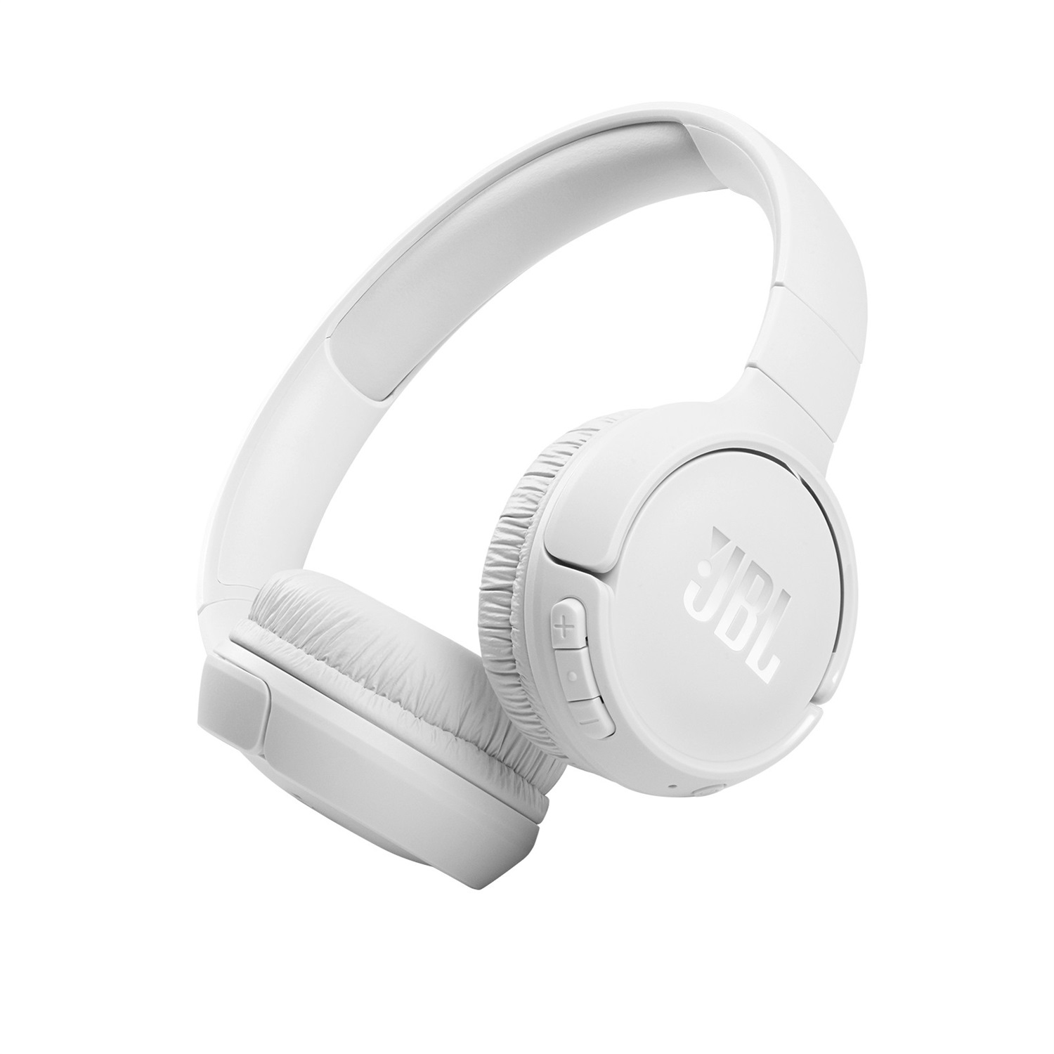 JBL Tune 510BT Cuffie On-Ear Wireless Bluetooth 5.0 Pieghevoli con Microfono Integrato, Connessione Multipoint, Assistente Vocale, fino a 40 Ore di Autonomia, Ricarica Veloce - Bianco