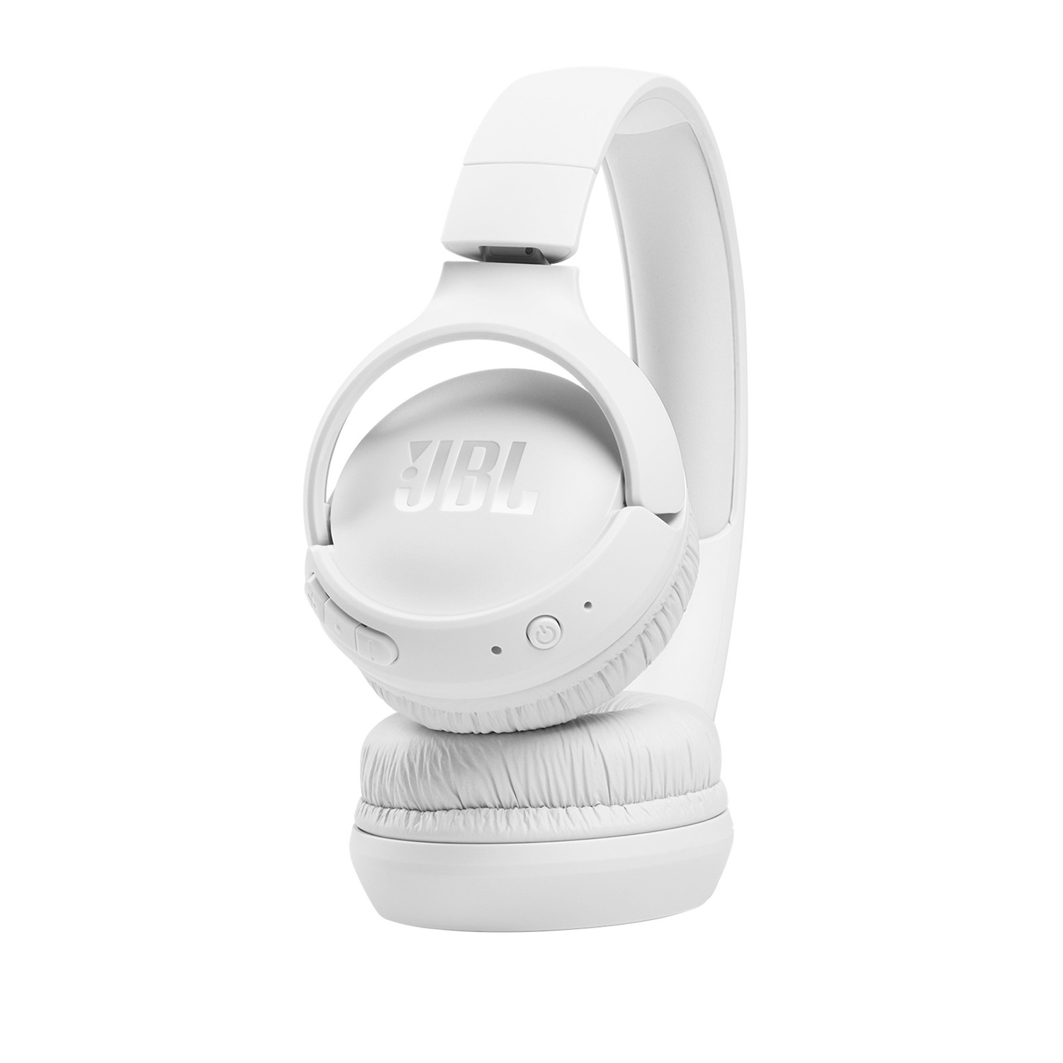 JBL Tune 510BT Cuffie On-Ear Wireless Bluetooth 5.0 Pieghevoli con Microfono Integrato, Connessione Multipoint, Assistente Vocale, fino a 40 Ore di Autonomia, Ricarica Veloce - Bianco