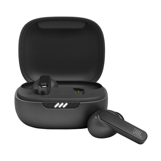 JBL Live Pro 2 TWS Auricolari True Wireless In-Ear Bluetooth con Cancellazione Adattiva del Rumore, 6 Microfoni, Impermeabili IPX5, fino a 40h di Autonomia, Nero