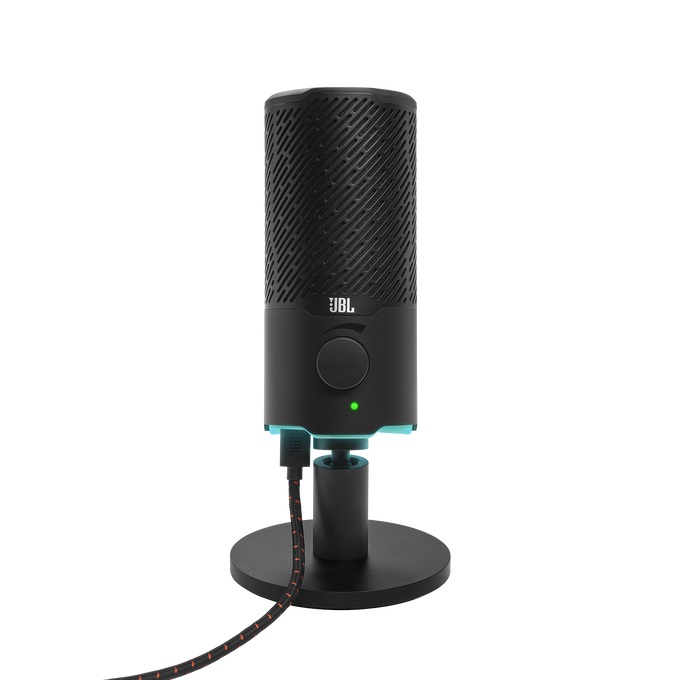 JBL Quantum Stream - Microfono USB Cablato con Doppio Condensatore e Alta Sensibilità