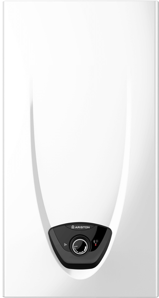 Ariston Fast Evo X 11 NG - Scaldacqua a Gas Istantaneo Verticale, 19.100 W, 11 l/min, Camera Aperta, Accensione Elettronica